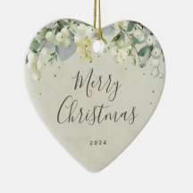 Neve Personalizado Não-Fotográfico Natal Coração F