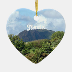 Ornamento De Cerâmica Nevis ajardina