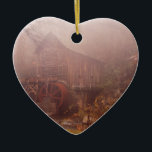 Ornamento De Cerâmica Nevoeiro matinal<br><div class="desc">Nevoeiro matinal</div>