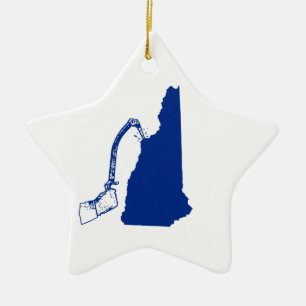 Ornamento De Cerâmica New Hampshire Ice Climbing