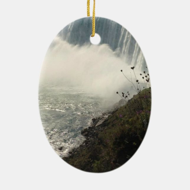 ORNAMENTO DE CERÂMICA NIAGARA FALLS (Verso)
