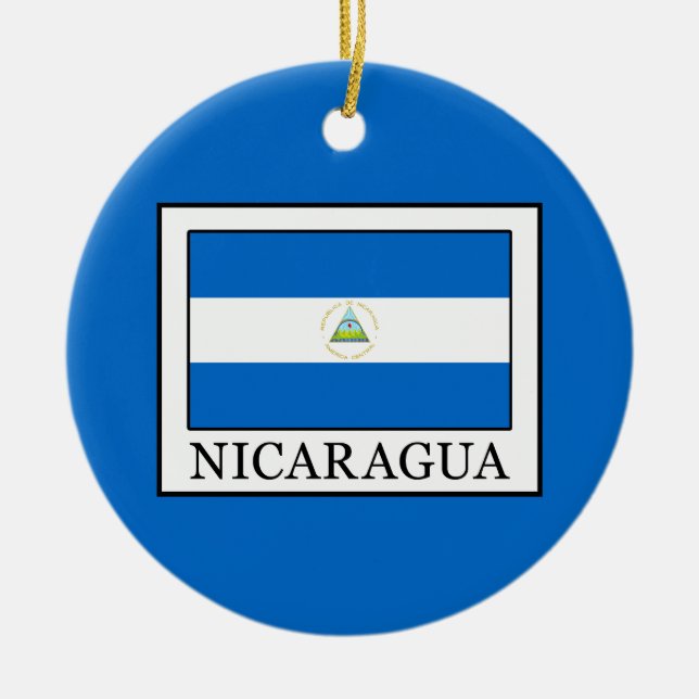 Ornamento De Cerâmica Nicarágua (Frente)