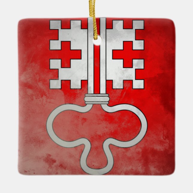 Ornamento De Cerâmica Nidwalden (Frente)