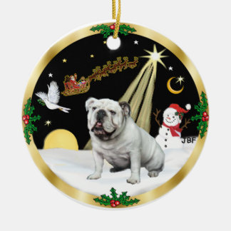 Ornamento De Cerâmica NightFlight - Bulldog inglês