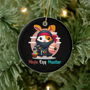 Ornamento De Cerâmica Ninja Egg Hunter