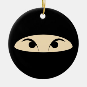 Ornamento De Cerâmica Ninja enfrenta
