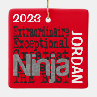 Ornamento De Cerâmica Ninja Extraordinaire CUSTOM