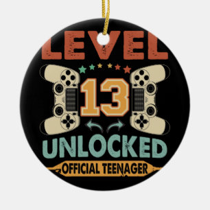 Ornamento De Cerâmica Nível 13 13 de Adolescente Oficial Desbloqueado A