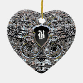 Ornamento De Cerâmica Nivelando o Victorian do Shimmer