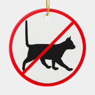 Ornamento De Cerâmica NO Cats