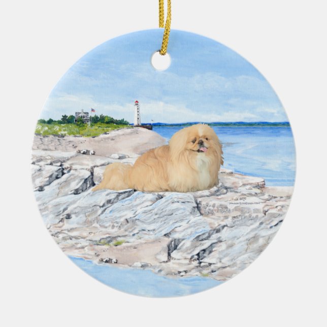 Ornamento De Cerâmica No farol (Frente)