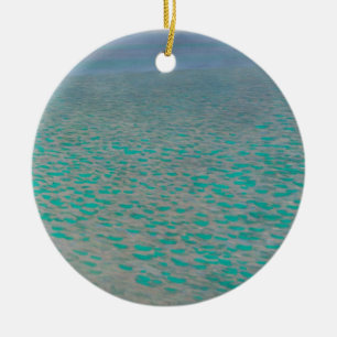 Ornamento De Cerâmica No lago Attersee por Gustavo Klimt, belas artes do