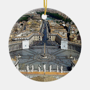 Ornamento De Cerâmica No vaticano