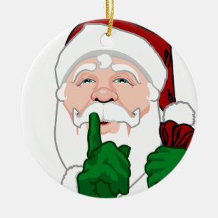 Ornamento De Cerâmica Noel Clause Ornament Papais noeis Decoração de N
