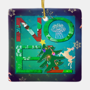 Ornamento De Cerâmica Noel Natal + Foto