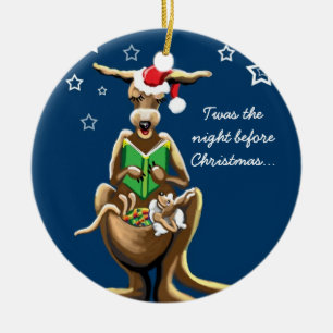Ornamento De Cerâmica Noite de Natal em Austrália