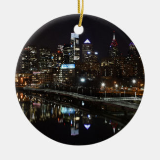 Ornamento De Cerâmica Noite em Philly