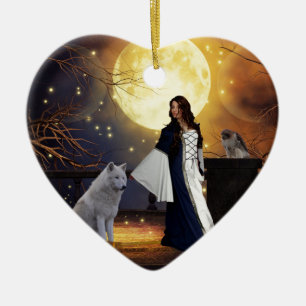 Ornamento De Cerâmica Noite ritual