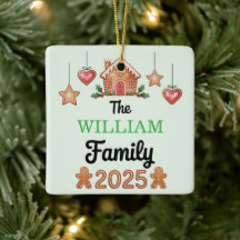 Nome da Família da Casa de Pão de Mel Natal 2025