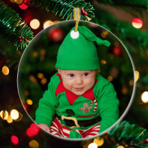 Nome do Modelo de Foto de Natal do Bebê Ano