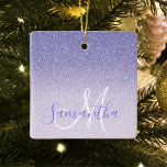 Ornamento De Cerâmica Nome Personalizado da Glitter Roxo Moderno<br><div class="desc">Apresentando nossa coleção de produtos modernos e glamourosos: "Modern Purple Glitter Sparkles Personalised Name". Esses itens atraentes são projetados para adicionar um toque de elegância e personalização à sua vida. Com um brilho púrpura mesmerante e um filme de brilho, nossos produtos são perfeitos para aqueles que amam um pouco de...</div>