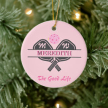 Nome Personalizado Inicial da Gal de Pickleball