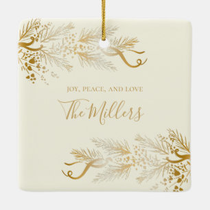 Ornamento De Cerâmica Nome Personalizado - Natal Exclusivo da Marcha Leg