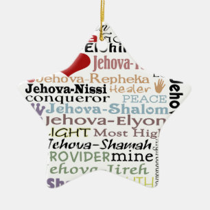 Ornamento De Cerâmica Nomes da Arte do Metrô de Deus