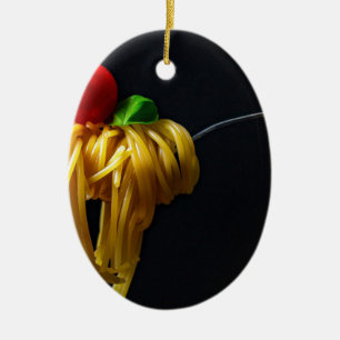 Ornamento De Cerâmica Noodle de tomate de massa italiana