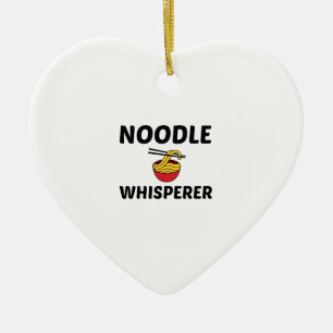 ORNAMENTO DE CERÂMICA NOODLE WHISPERER