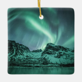Ornamento De Cerâmica Norte Lights Noruega