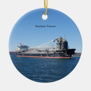 Ornamento De Cerâmica Norte Venture Ornament