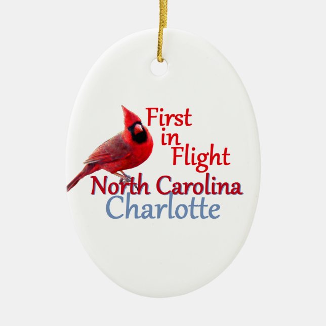 ORNAMENTO DE CERÂMICA NORTH CAROLINA (Frente)
