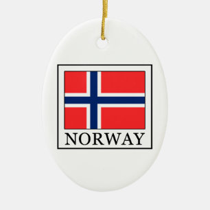 Ornamento De Cerâmica Noruega