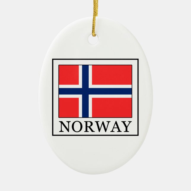 Ornamento De Cerâmica Noruega (Frente)
