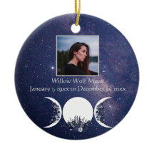 Nos Braços da Deusa Pagan Memorial Ornament