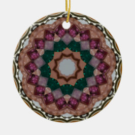 Ornamento De Cerâmica Nós Três Reis Fractais