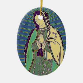 Ornamento De Cerâmica nossa senhora de guadalupe