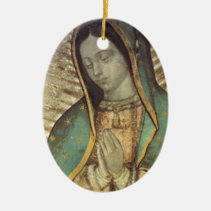 ORNAMENTO DE CERÂMICA NOSSA SENHORA GUADALUPE