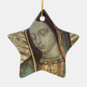 ORNAMENTO DE CERÂMICA NOSSA SENHORA GUADALUPE