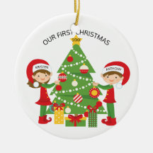 Nosso Natal personalizado primeiro Natal