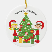 Nosso Natal personalizado primeiro Natal
