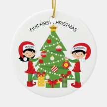 Nosso Natal personalizado primeiro Natal