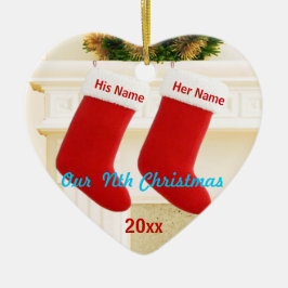 Ornamento De Cerâmica Nosso Nth Natal