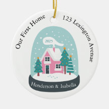 Nosso Primeiro Globo de Neve Doméstica