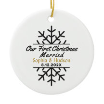 Nosso Primeiro Natal Casado Personalizado