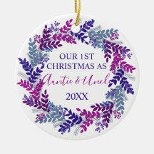 Nosso Primeiro Natal como tia e tio Purple