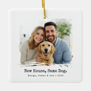 Ornamento De Cerâmica Nova Casa, Mesmo Cachorro, Máxima Máquina de Máqui