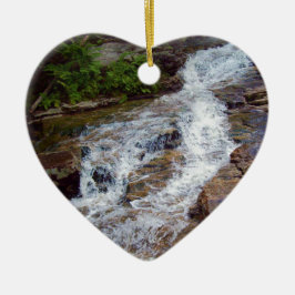Ornamento De Cerâmica Nova Hampshire Mountain Water