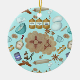 Ornamento De Cerâmica Novo México Biscoito Cookies Zia Sun